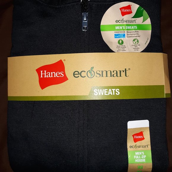 Hanes Other - New Men's Hanes Ecosmart Black Sweatshirt Medium